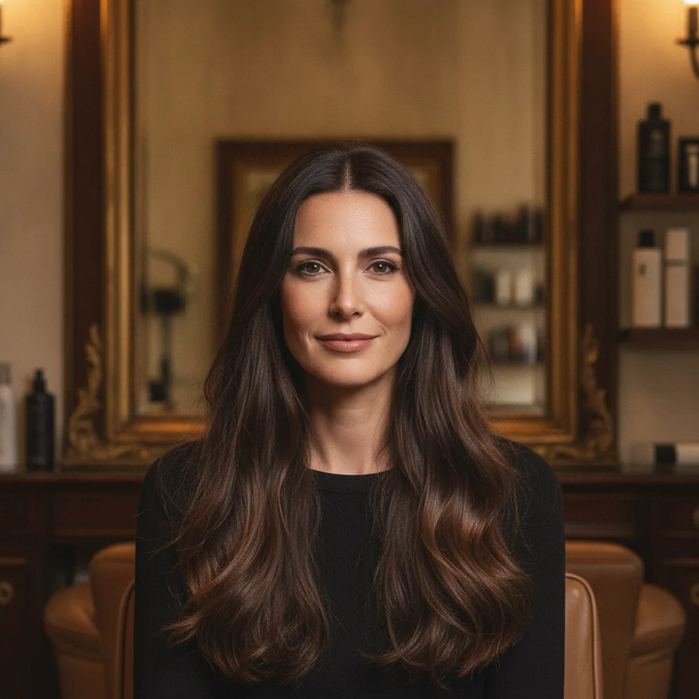 Ritratto di partenza, capelli lunghi